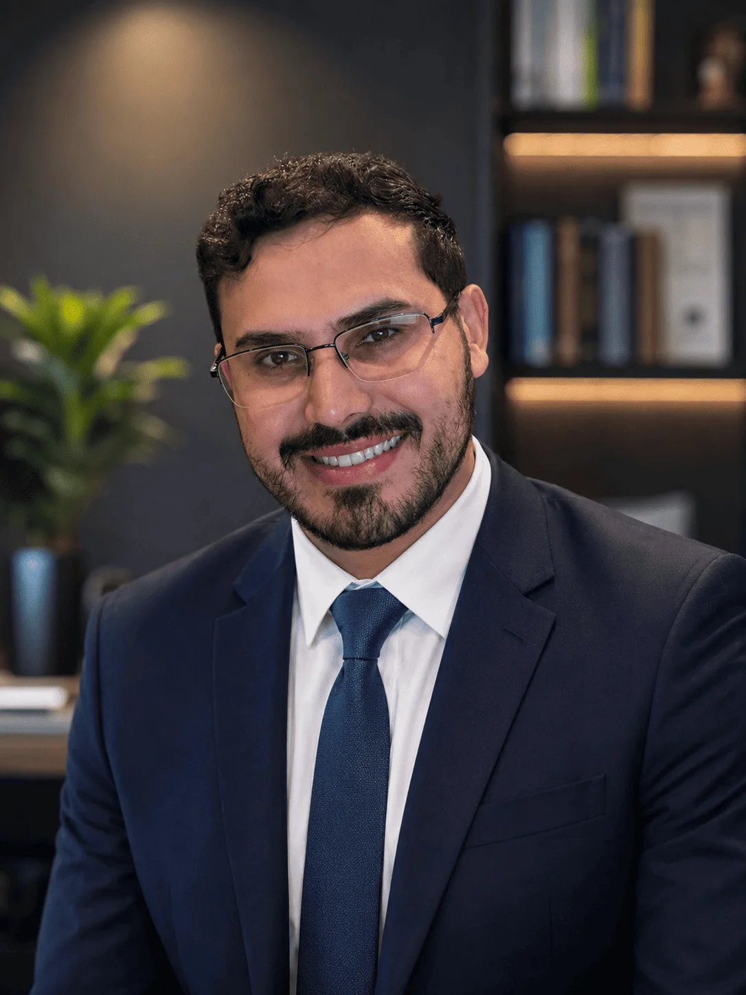 Dr. Rafael em atendimento com cliente